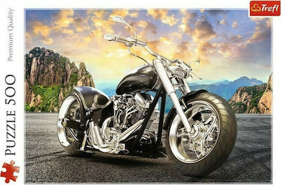 Black Motorcycle Puzzle 2D 500 Pieces