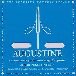 Augustine Einzelne Saite für Klassische Gitarre Blue N.3 G (Sol)