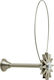 Zogometal Holdback Magnetic made of Metal Nickel Matt / Chrome 1pcs