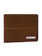 Quiksilver New Stitchy Men's Leather Wallet Brown