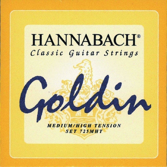 Hannabach Goldin Medium High Tension Μονή Χορδή Carbon Κλασικής Κιθάρας D4 (Re)