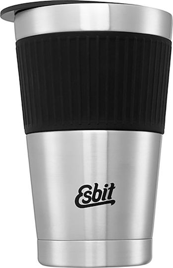 Esbit Sculptor Glas Thermosflasche Rostfreier Stahl BPA Frei 550ml Schwarz
