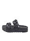 Envie Shoes Women's Flat Sandals Flatforms in Black Color