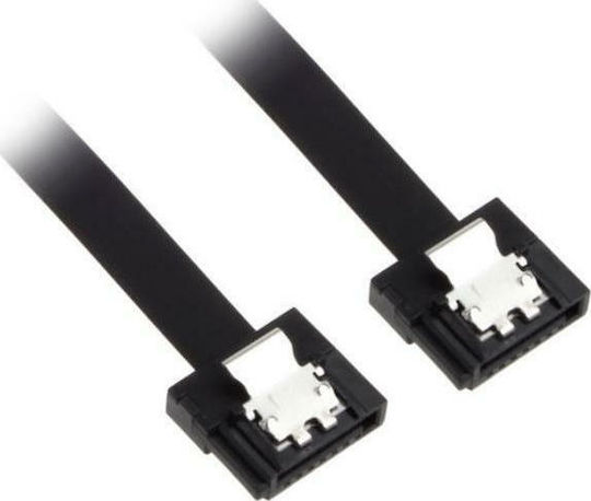 Akasa Proslim 7-Pin SATA III - 7-Pin SATA III 0,50cm Schwarzes Festplattenkabel