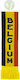 Lampa LKW-Dekoschal Dekorativer Mini-Belgien-Schal 33x9cm