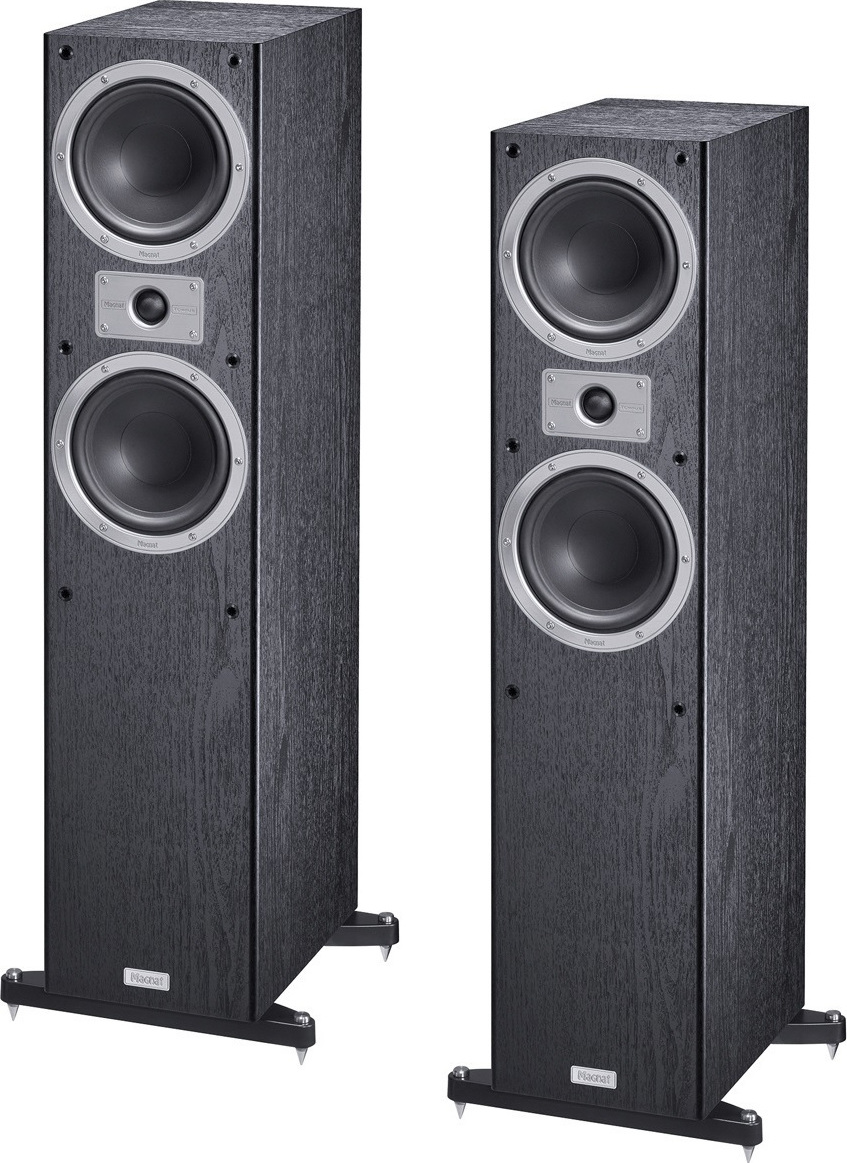 Magnat Ζεύγος Ηχείων Hi-Fi Δαπέδου Tempus 55 150W 2.5 Δρόμων Μαύρα ...