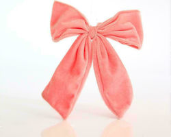 Eurolamp Christmas Fabric Bow Figure Pink 17x15x2cm