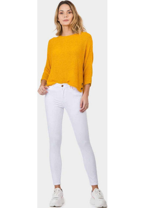 TIFFOSI JEAN BODY CURVE SKINNY WHITE