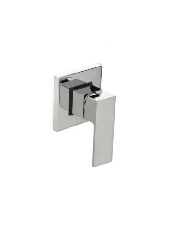Demm loba für Dusche 1 Ausfahrt Edelstahl Silber