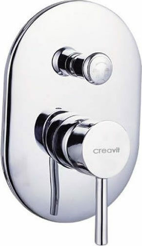 Creavit DFC2398 Μίκτης Μπαταρίας Εντοιχισμού Μπανιέρας 2 Εξόδων Ασημί Creavit DFC2398 Μίκτης Μπαταρίας Εντοιχισμού Μπανιέρας 2 Εξόδων Ασημί