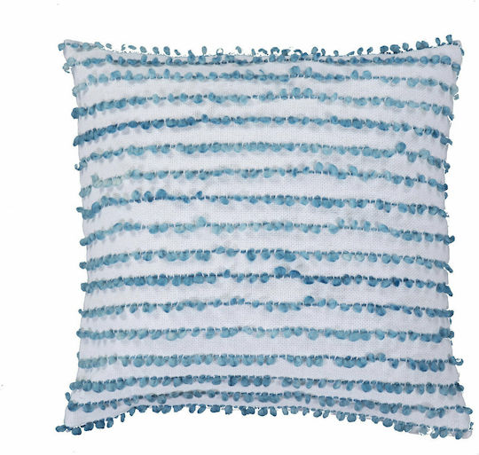 Gustav Blue Throw Pillow 45x45cm