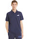 Puma Essentials Men's Short Sleeve Blouse Polo Navy