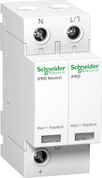 Schneider Electric Acti 9 Антикерни панел Тип T2 Двуполюсен Максимален изходен ток 5kA 1P+N 5kA с отделяеми предпазители