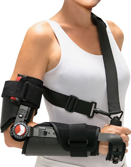 Vita Orthopaedics 03-2-059 Τ-Range Ρυθμιζόμενος Νάρθηκας Αγκώνα Αριστερής Πλευράς σε Μαύρο Χρώμα