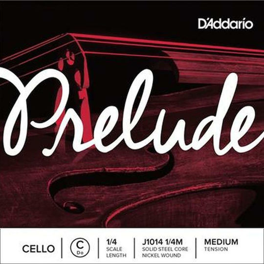 Daddario Prelude Cello Single String Steel for C (Do)
