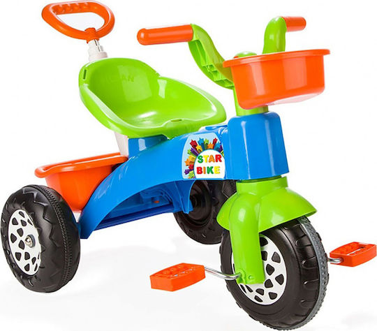 Pilsan Star Bike with Parental Handle for 3+ Years Multicolour