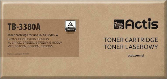 Actis Съвместим Тонер за Лазерен Принтер Brother TN-3380 8000 Страници Черен (TB-3380A)