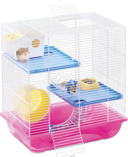 Imac Imac Rodents Cage for Hamster Pink 45x30x47.5cm