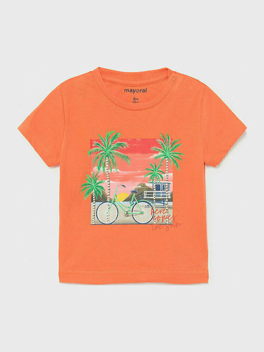 Mayoral Kids' T-shirt Orange