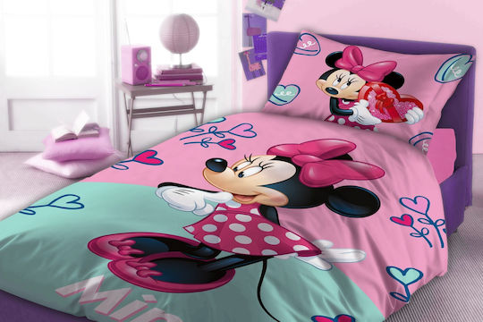 Dimcol Παιδικό Πάπλωμα Μονό Minnie 751 160x240εκ.