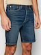 501 Original Herrenshorts Jeans Marineblau