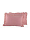 Nef-Nef Homeware Elvira Pillowcase Set Oxford Coral 52x72cm.