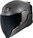 Icon Airflite Mips Jewel Helmet Full Face Helmet with Sun Visor DOT / ECE 22.05 Silver KR2186