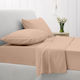 Sunshine Sheet Sets Queen 235x270cm. Cotton Feelings 110 Beige 4pcs