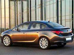 S-dizayn Αυτοκόλλητα Trim Μαρκέ Παραθύρων για Opel Astra J 4D 2012 Χρώμιο 4τμχ