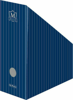 Herlitz Paper Magazine File Blue