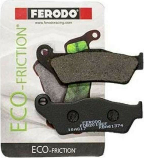 Ferodo Motorcycle Brake Pads Organic Rear Brake Pads Fdb2018ef KTM 1290 Super Adventure for Aprilia SRV 850 Gilera Nexus Ktm 1290 Super Adventure / 450 SX-F Piaggio X9 / Beverly 400 Triumph Scrambler Yamaha Majesty 125 / XT
