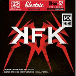 Dunlop String Lab Series Kerry King Electric Guitar Strings Set Nickel Wound 10-52 Dunlop String Lab Series Kerry King Electric Guitar Strings Set Nickel Wound 10-52