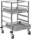 Yuksel Küchenwagen für gewerbliche Küche für Geschirrkörbe H90xB55xT56cm
