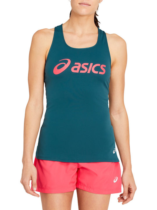 ASICS Women's Athletic Blouse Sleeveless Green