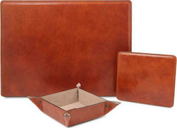 Tuscany Leather Tuscany Leather Schreibtischsets mit Schreibtischunterlage Honey 3 Stück Tuscany Leather Tuscany Leather Schreibtischsets mit Schreibtischunterlage Honey 3 Stück