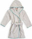 Nef-Nef Homeware Kids Hooded Bathrobe Cloud Dream Beige 028308