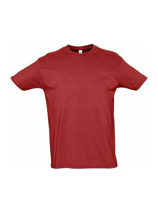 Sol's Imperial Ανδρικό Διαφημιστικό T-shirt Κοντομάνικο Tango Red