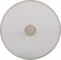 Frittenschutzschild aus Metall Beige