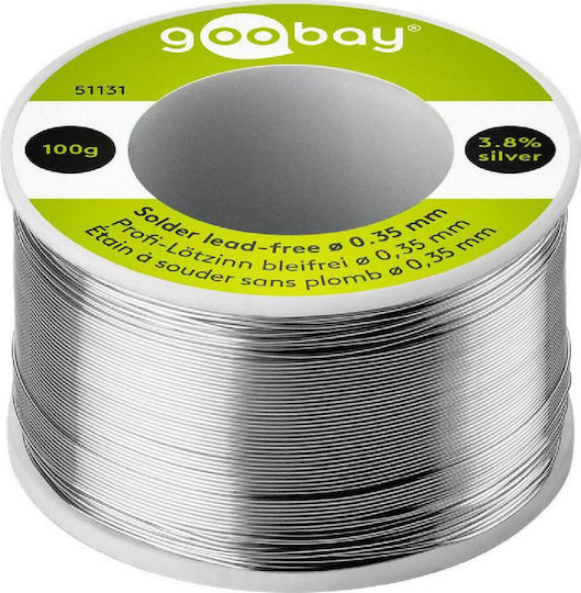 Goobay 51131 Sârmă de lipit fără plumb 0.35mm 100gr