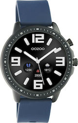 Oozoo Q00332 45mm Smartwatch με Παλμογράφο (Μαύ...