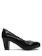 Desiree Shoes Anatomic Leather Black Medium Heels Diana Four 5 Four5