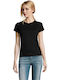Sol's Women's Short Sleeve Promotional T-Shirt Deep Black