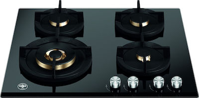 La Germania P60 4L LAG GN T Autonomous Cooktop with Natural Gas Burners 60.5x52.5cm