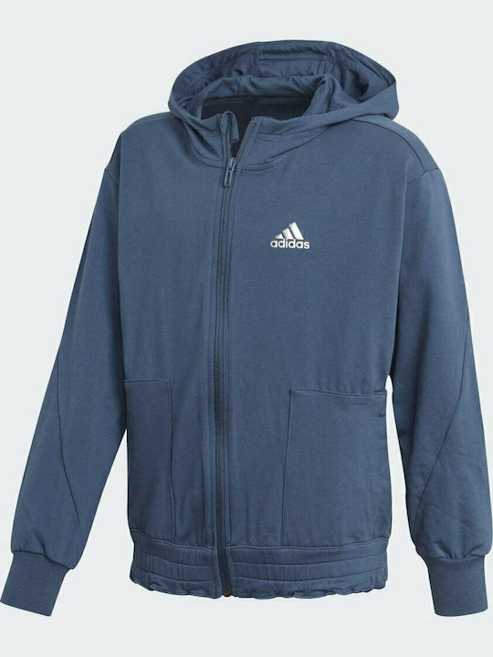 adidas Παιδική Ζακέτα Φούτερ Dance Μπλε