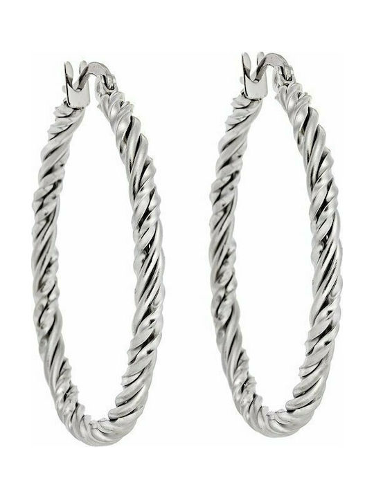 Puppis Earrings Hoops made of Steel PUW55920G