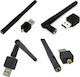 Andowl 05003VTM50BK Αντάπτορας Δικτύου USB με Ασύρματη Σύνδεση Wi-Fi 900Mbps και Αποσπώμενη Κεραία