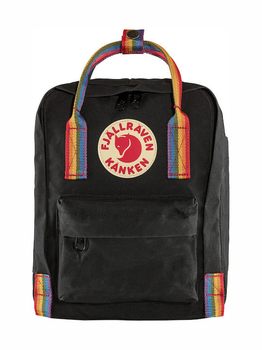 Fjallraven Kånken Rainbow Mini 7lt Μαύρο