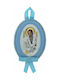 Prince Silvero Heilige Ikone Kinder Amulett Blue aus Silber MA-D517-C