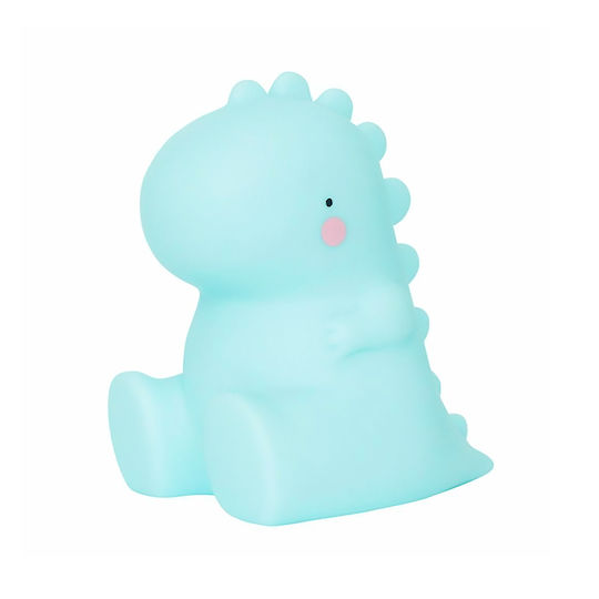 Beboulino Kids Decorative Lamp Dinosaur Turquoise 12.5x11.5x11εκ.