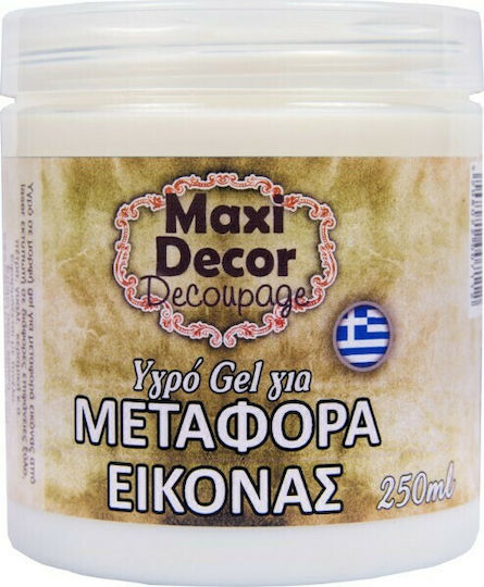 Maxi Decor Image Transfer Liquid Gel Craft Material Decoupage 250ml